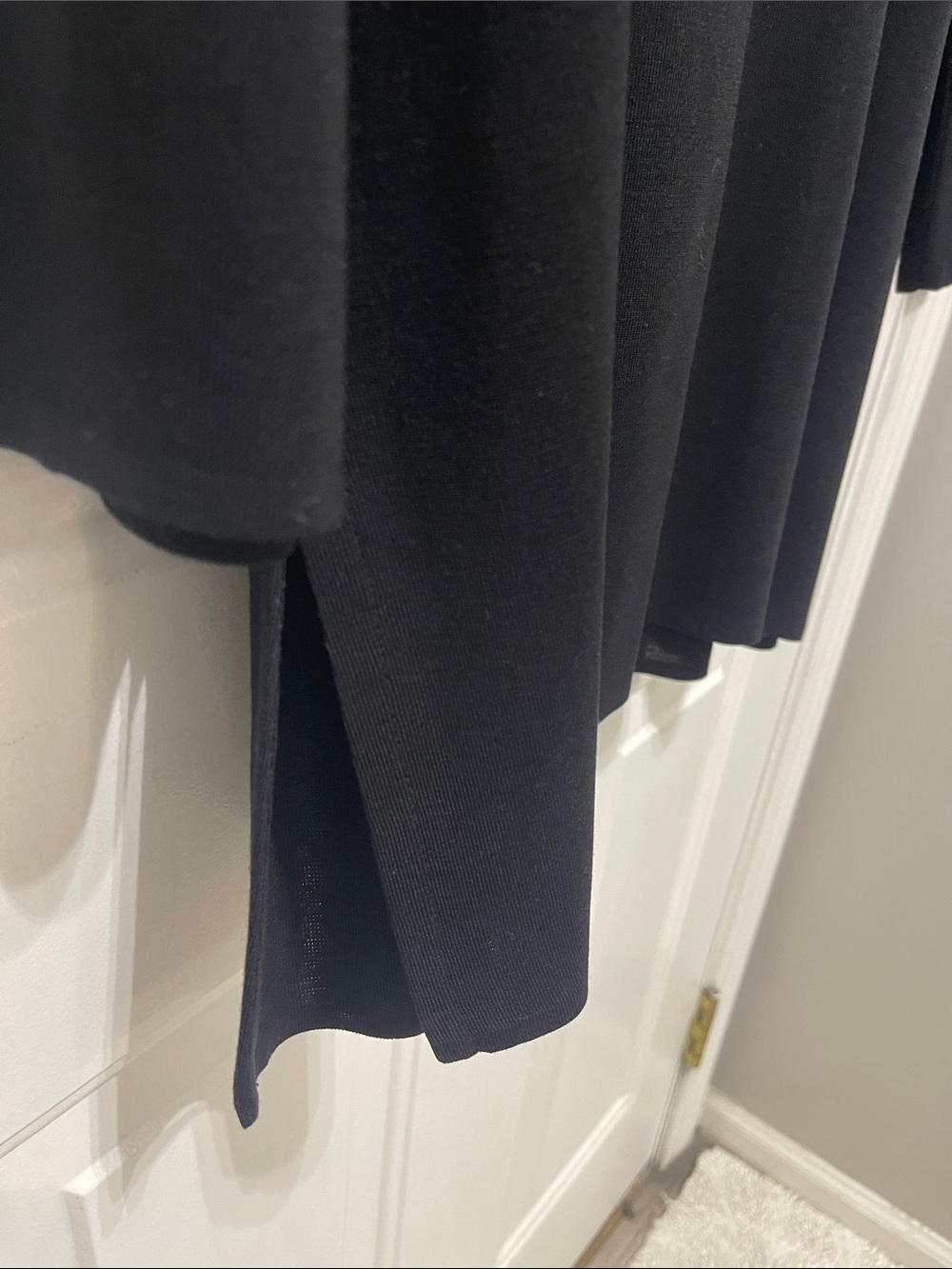 NWOT $400 Misook TWO PIECE Tunic Top and Pull on Pants Black Size XL - Picture 8 of 10